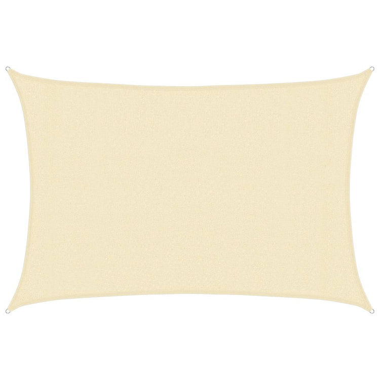Vidaxl Zonnezeil 160 g m² 3x4,5 m crème HDPE -Colored