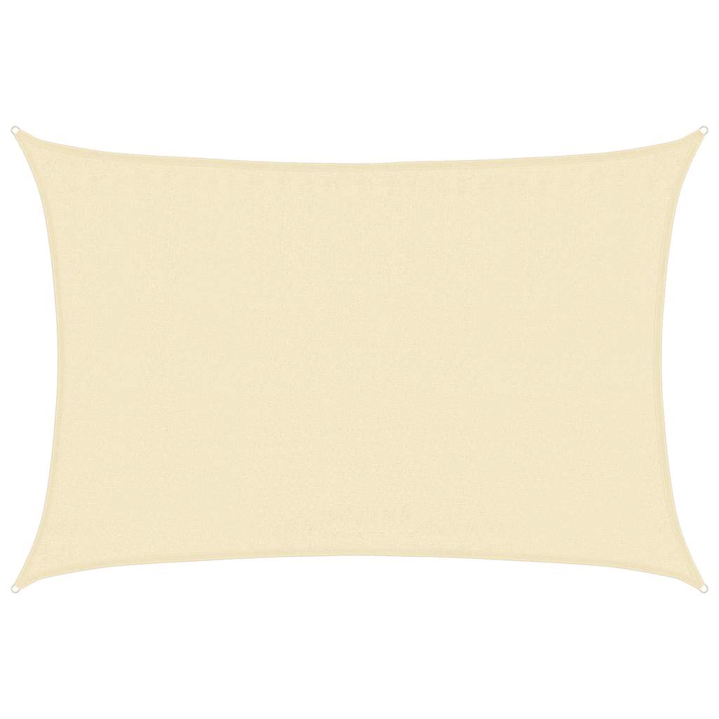 Vidaxl Zonnezeil 160 g m² 3,5x5 m HDPE Crème -Colored