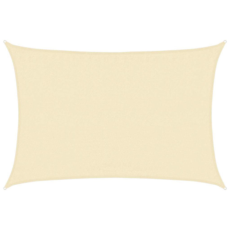 Vidaxl Zonnezeil 160 g m² 3,5x5 m HDPE Crème -Colored