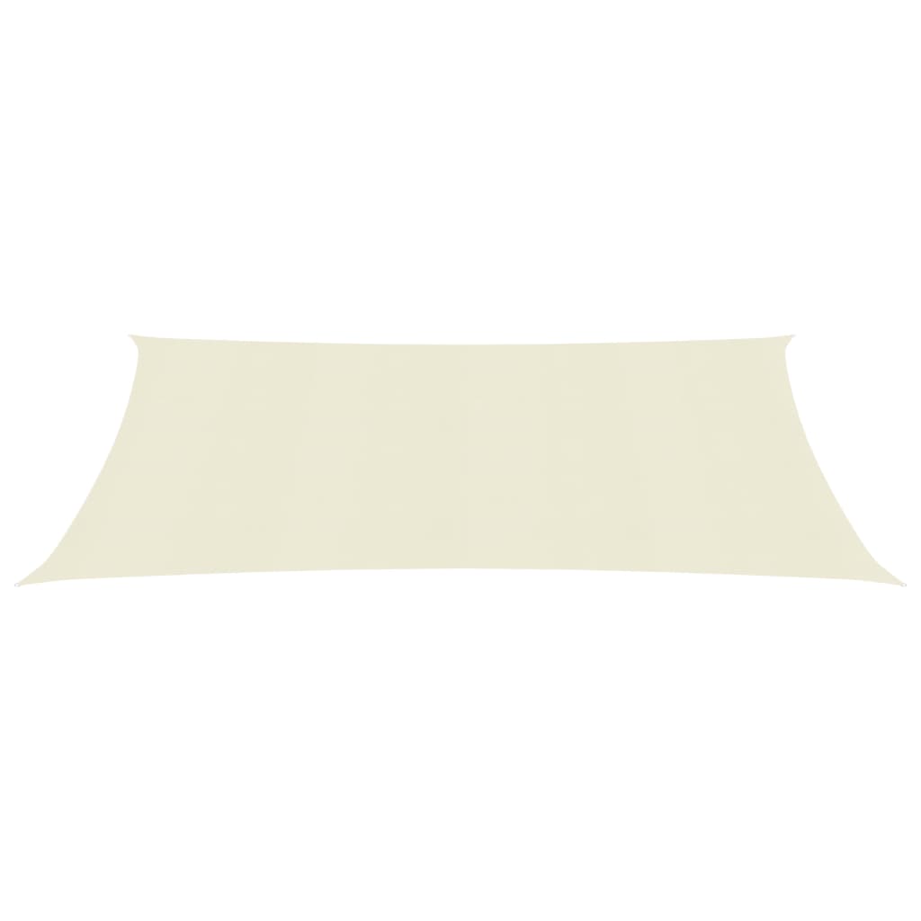 Vidaxl Zonnezeil 160 g m² 6x8 m HDPE CRAME COLORED