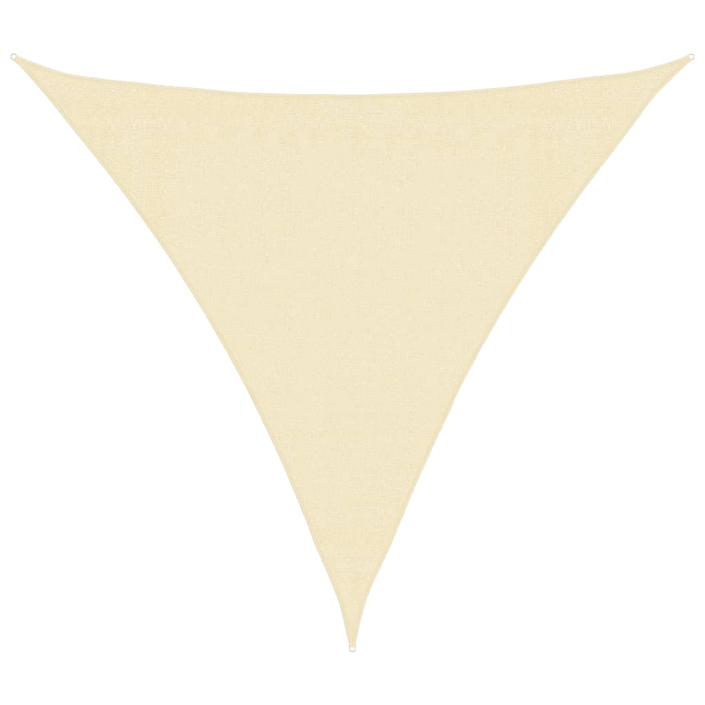 Voile d'ombrage Vidaxx 160 g m² 3x3x3 m HDPE couleur crème