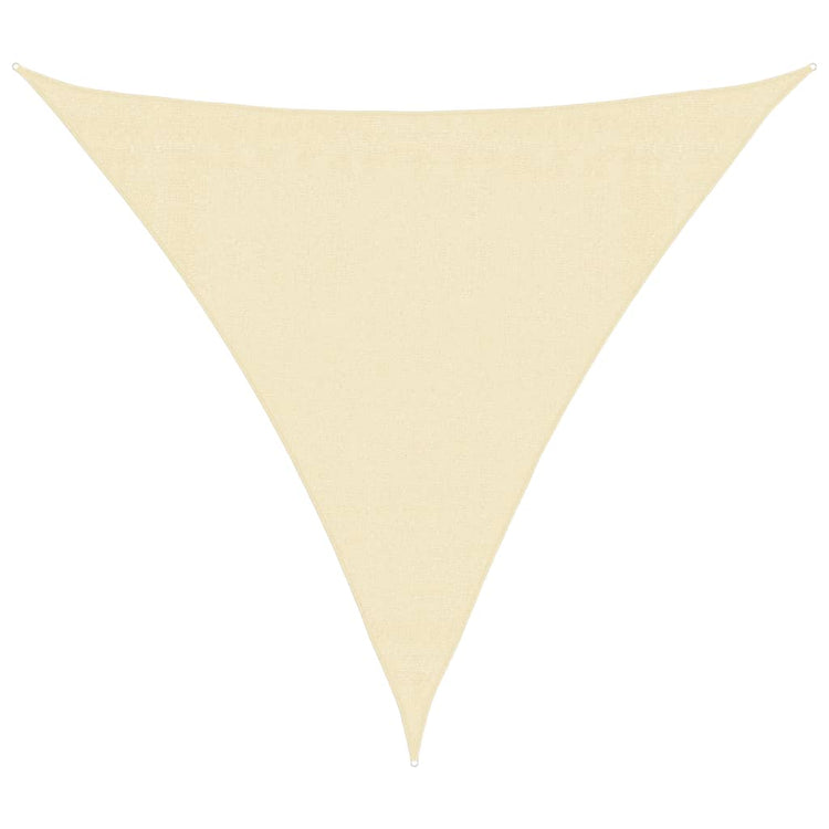 Voile d'ombrage Vidaxx 160 g m² 3x3x3 m HDPE couleur crème