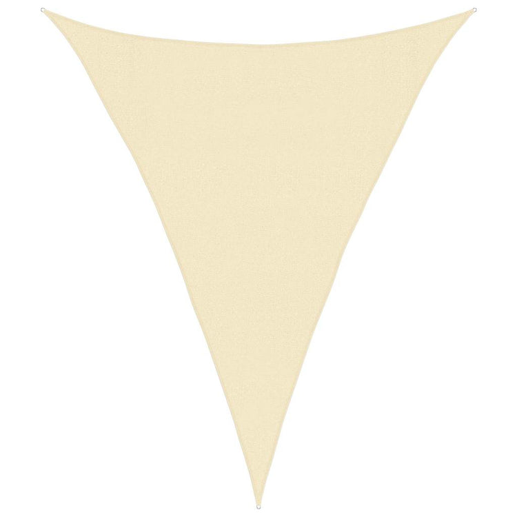 Vidaxl zonnezil 160 g m² 3x4x4 m crème HDPE -colored