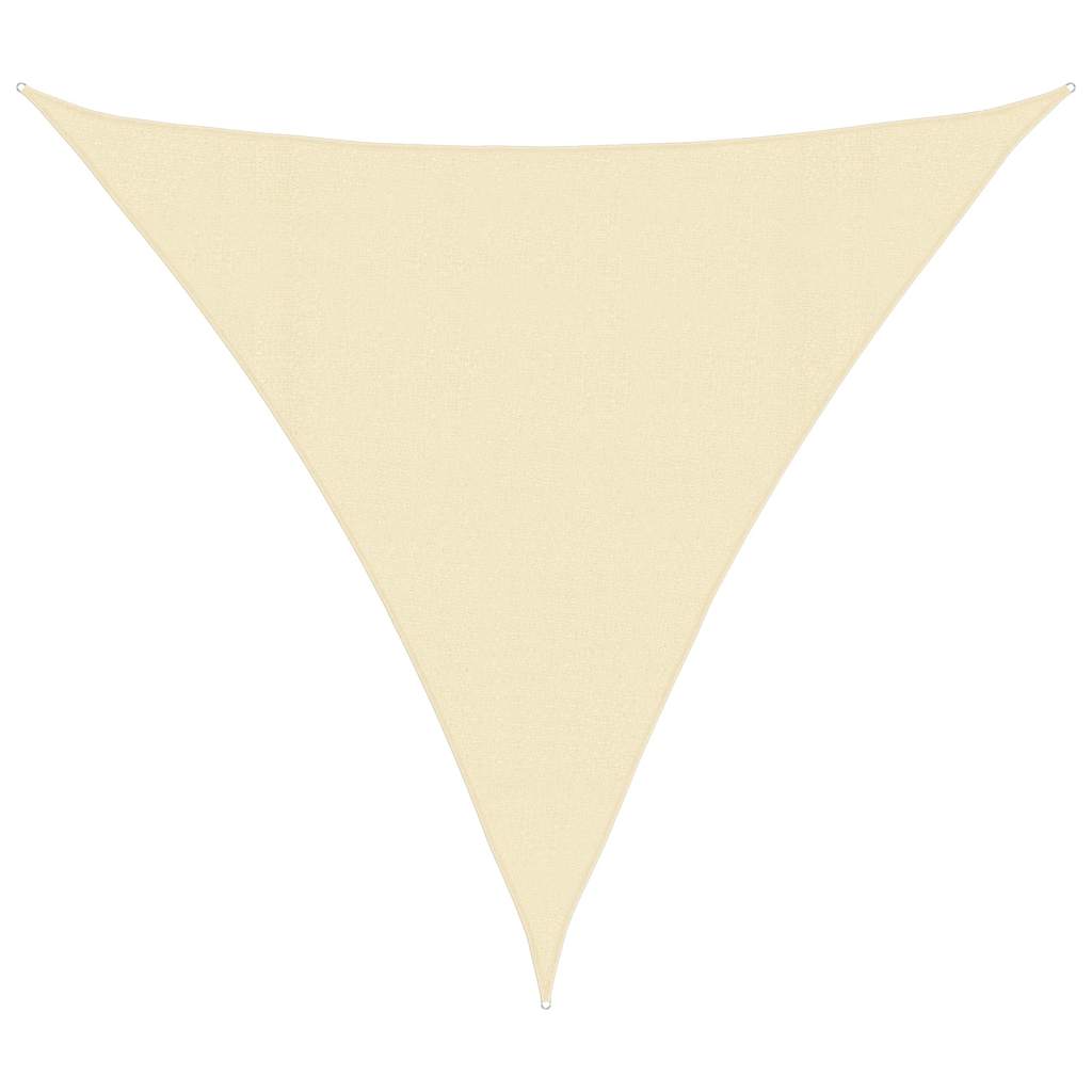 Vidaxl zonnezil 160 g m² 4x4x4 m crème HDPE -Colored