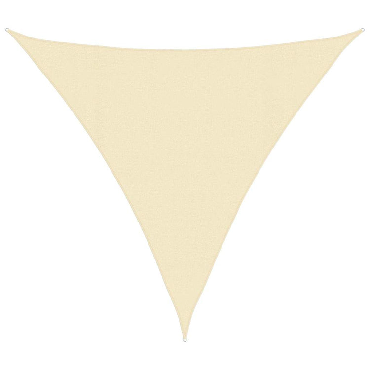 Vidaxl zonnezil 160 g m² 4x4x4 m crème HDPE -Colored