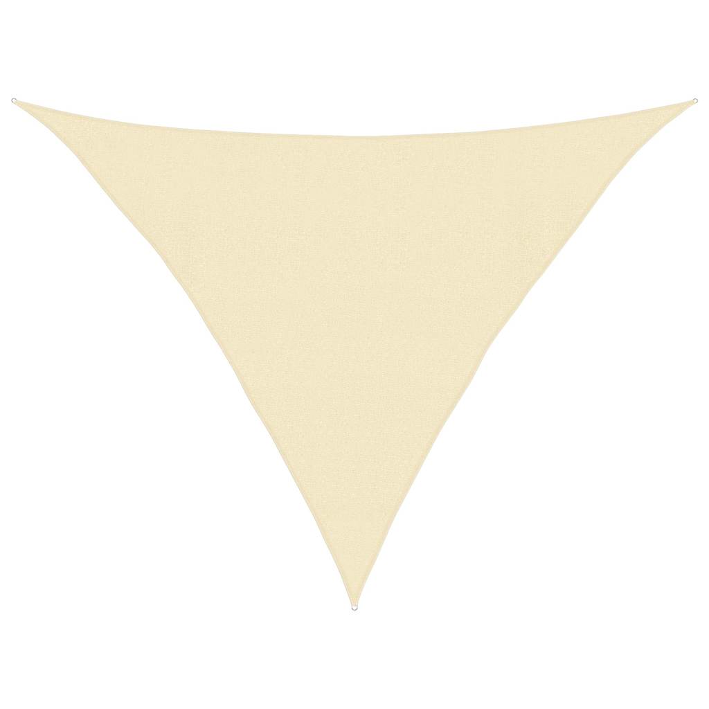 Vidaxl Zonnezeil 160 g m² 4x4x5,8 m crème HDPE -Colored