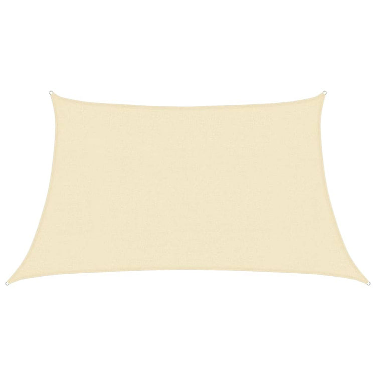 Vidaxl Zonnezeil 160 g m² 3 Crème HDPE 4x2 M -Colore