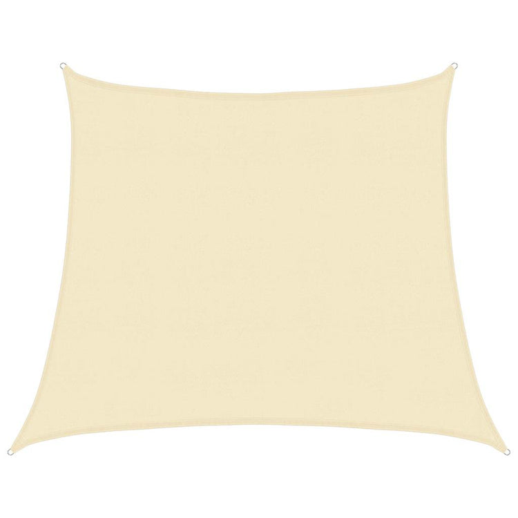 Vidaxl Zonnezeil 160 g m² 4 5x4 m crème HDPE -Colored