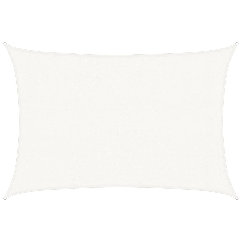 Vidaxl Zonnezeil 160 g m² 3x4 m HDPE blanc