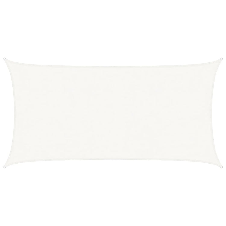 Vidaxl Zonnezeil 160 g m² 4x7 m HDPE blanc