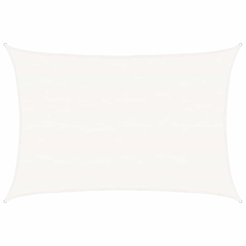 Vidaxl Zonnezeil 160 g m² 5x6 m HDPE blanc