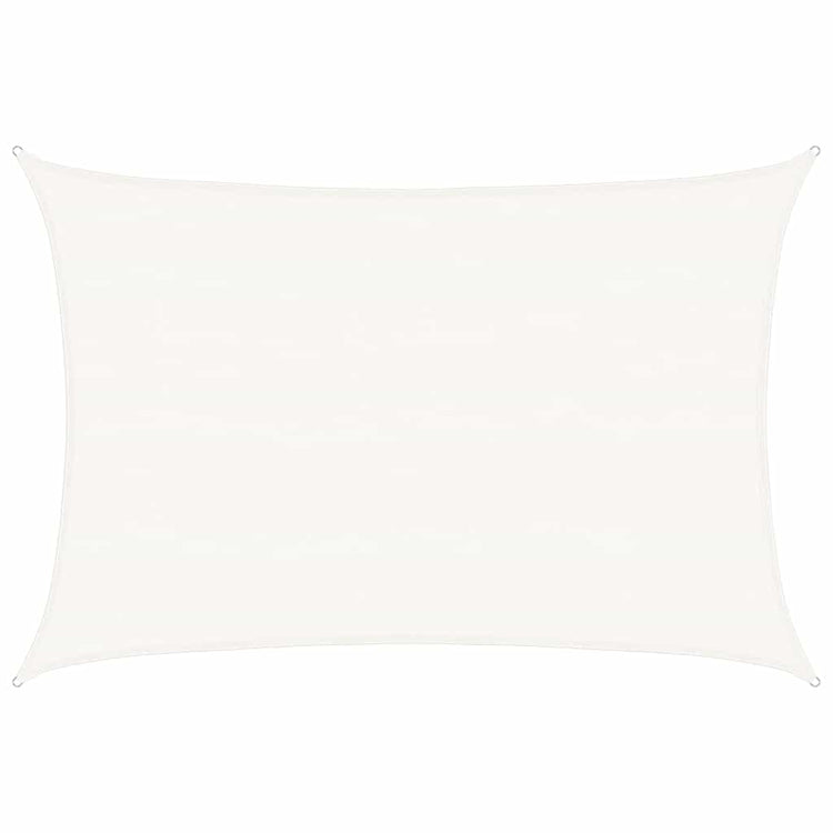 Vidaxl Zonnezeil 160 g m² 5x6 m HDPE blanc