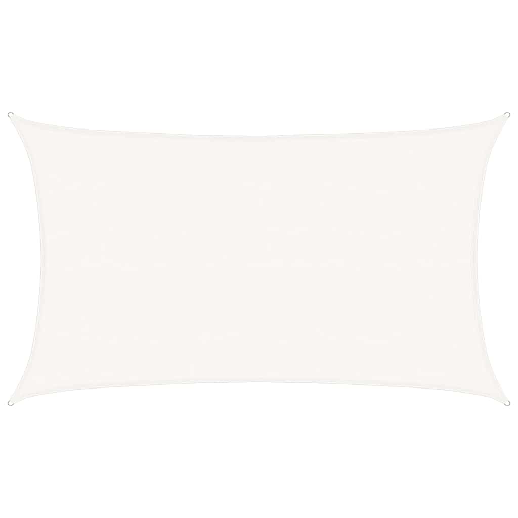Vidaxl Zonnezeil 160 g m² 5x8 m HDPE blanc