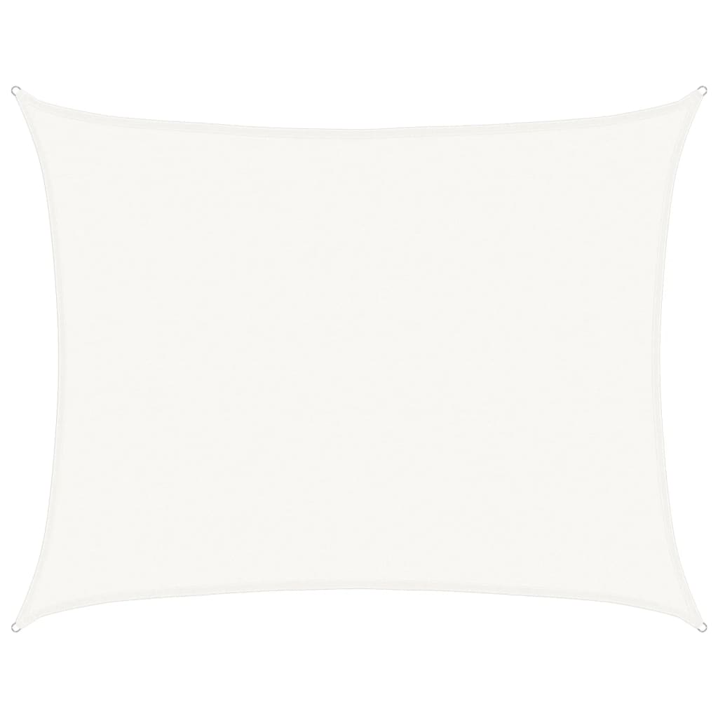 Vidaxl Zonnezeil 160 g m² 6x7 m HDPE blanc