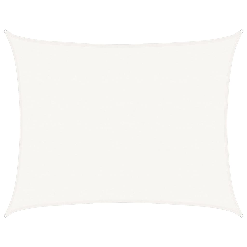 Vidaxl Zonnezeil 160 g m² 6x8 m HDPE blanc