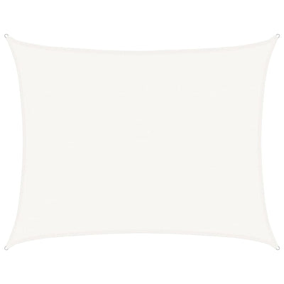Vidaxl Zonnezeil 160 g m² 6x8 m HDPE blanc