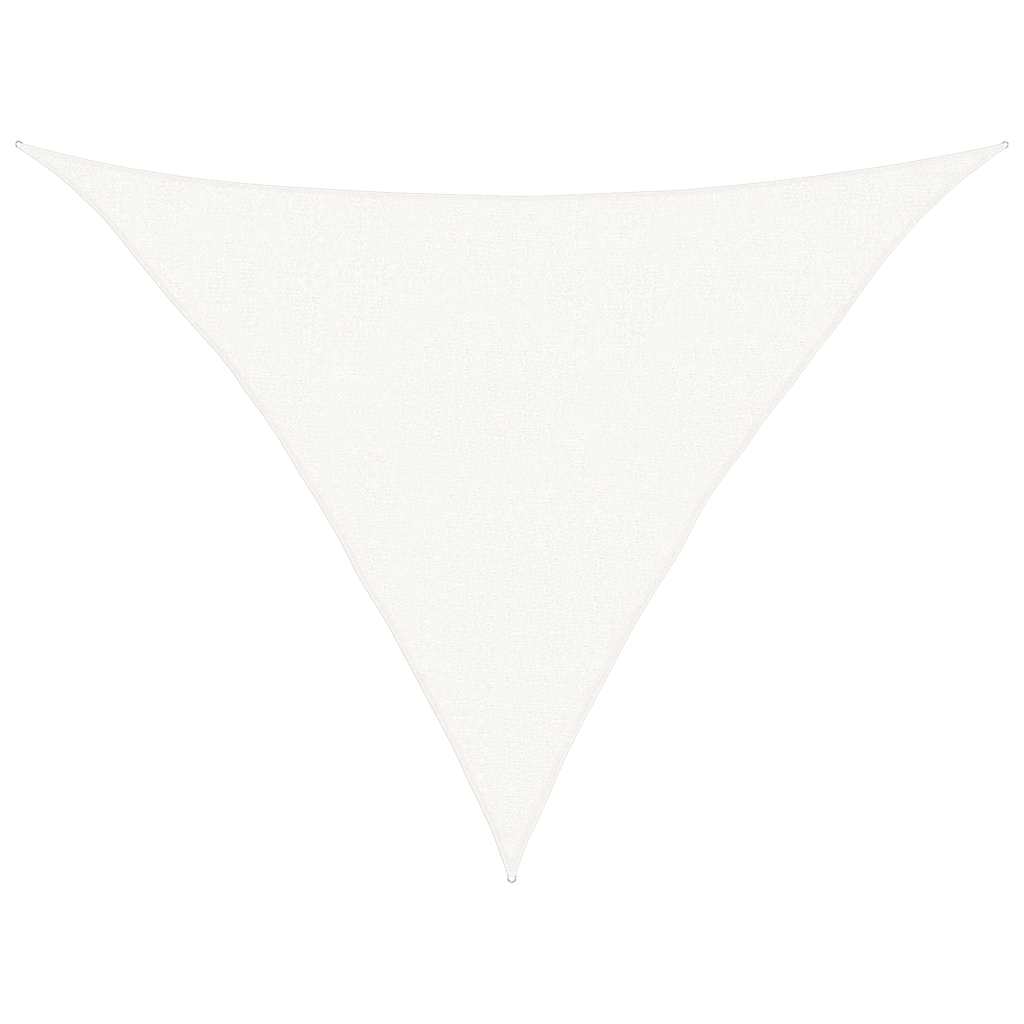 Vidaxl Zonnezeil 160 g m² 2,5x2,5x3,5 m HDPE blanc