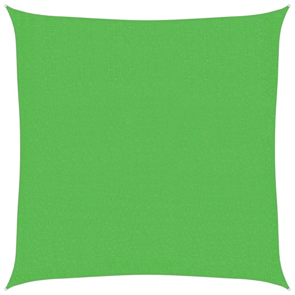 Vidaxl Zonnezeil 160 g m² 2x2 m HDPE vert clair