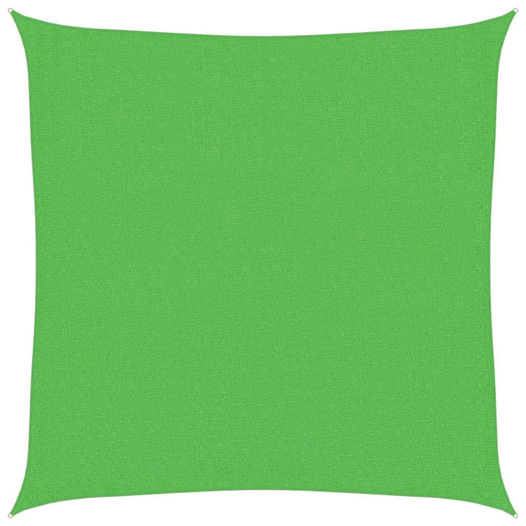 VidaXL voile d'ombrage 160 g m² 2,5x2,5 m HDPE vert clair