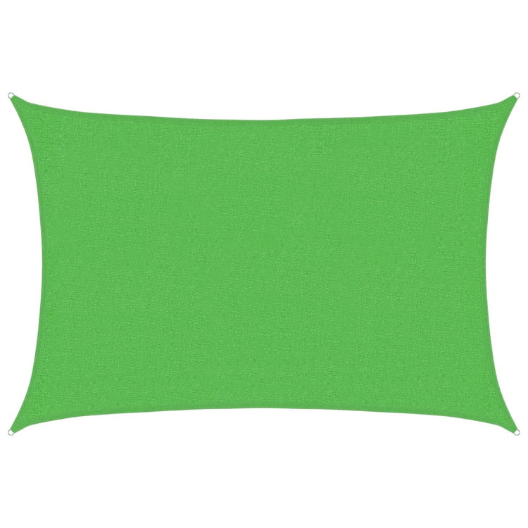 Vidaxl Zonnezeil 160 g m² 2x2,5 m HDPE vert clair