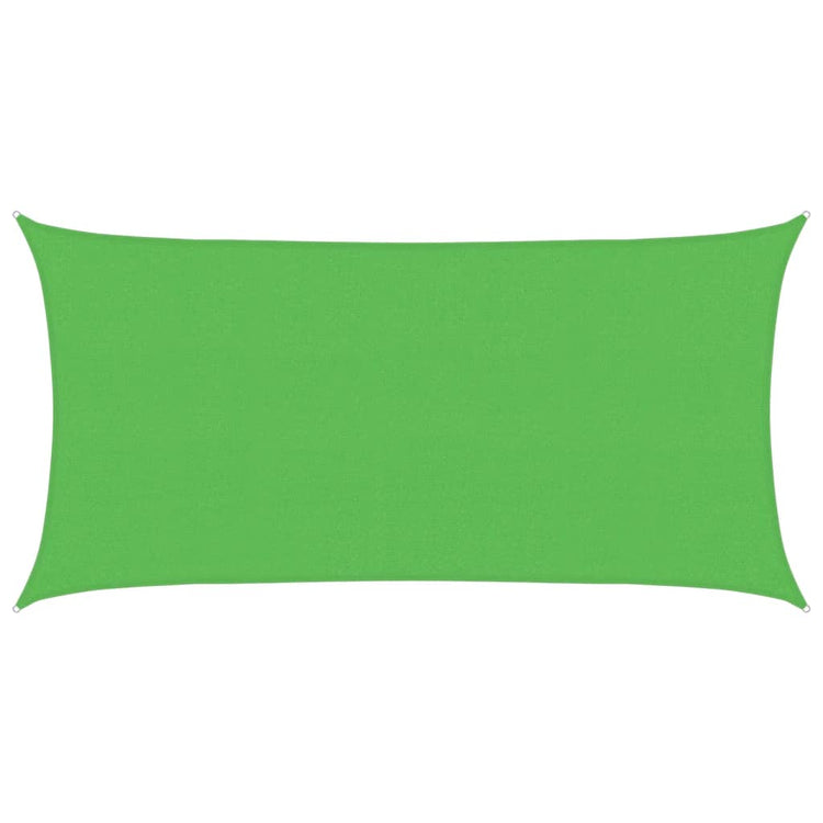 Vidaxl Zonnezeil 160 g m² 2,5x4,5 m HDPE vert clair