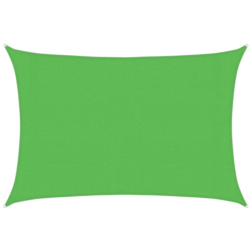 Vidaxl Zonnezeil 160 g m² 3x5 m HDPE vert clair