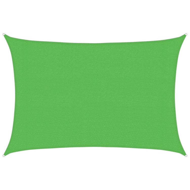 Vidaxl Zonnezeil 160 g m² 3x5 m HDPE vert clair