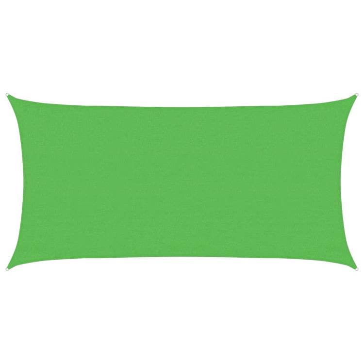 Vidaxl Zonnezeil 160 g m² 3x6 m HDPE vert clair