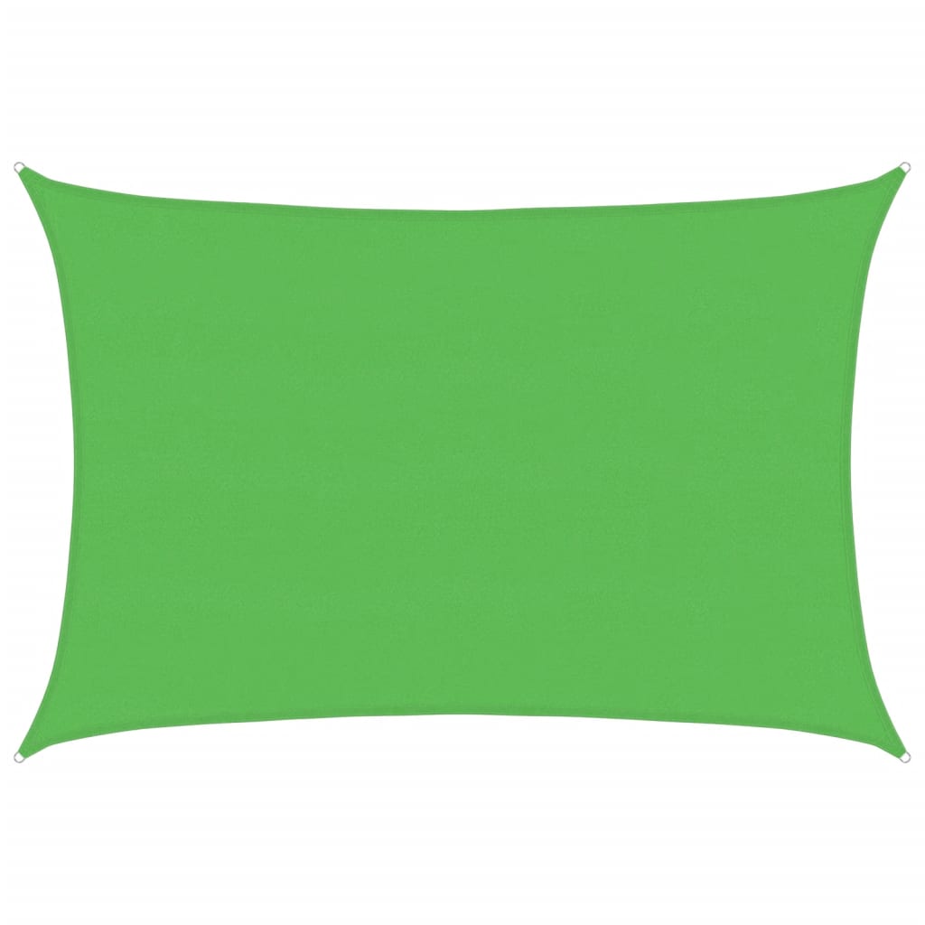 Vidaxl Zonnezeil 160 g m² 5x6 m HDPE vert clair