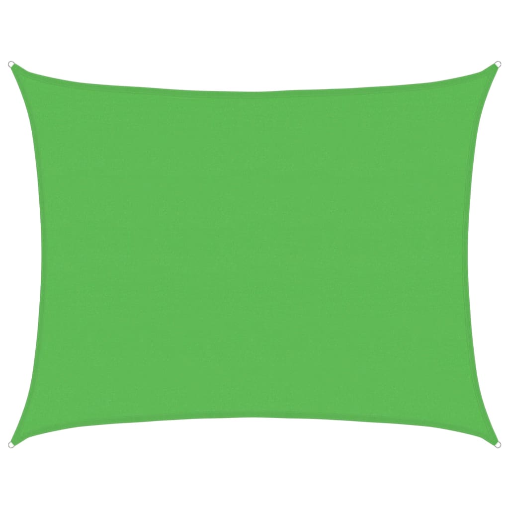 VidaXL voile d'ombrage 160 g m² 6x7 m HDPE vert clair