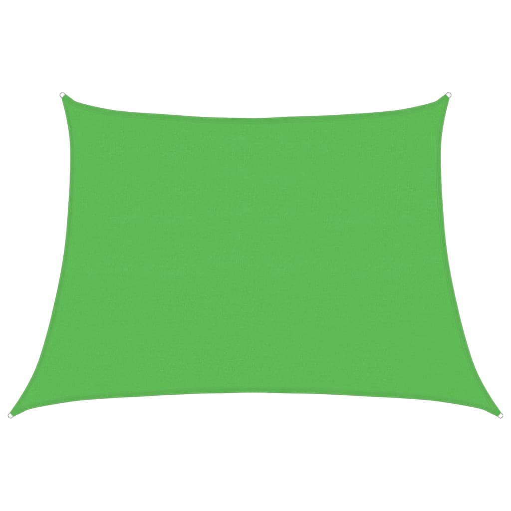 Vidaxl Zonnezeil 160 g m² 4 5x3 m HDPE vert clair