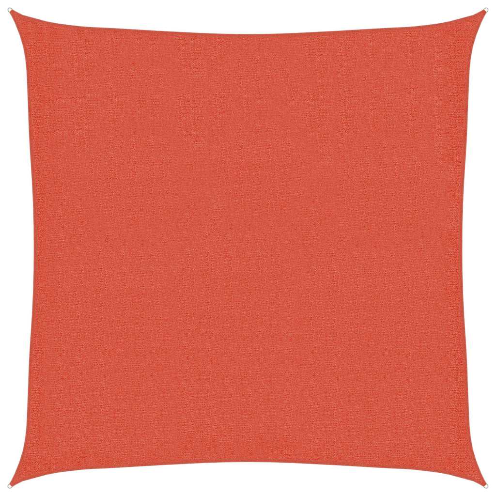 Vidaxl Zonnezeil 160 g m² carré 3,6x3,6 m en terre cuite HDPE colorée
