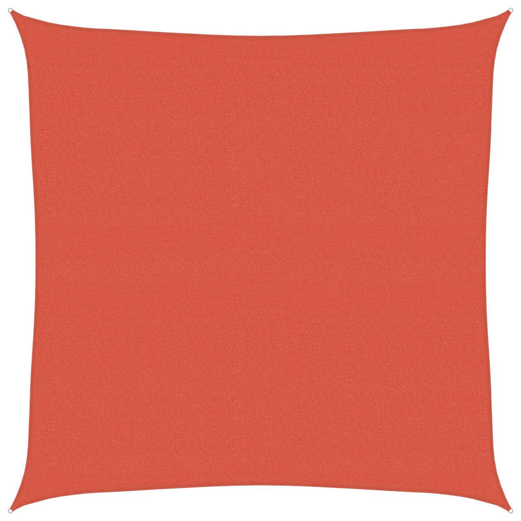 Vidaxl Zonnezeil 160 g m² 5x5 m HDPE en terre cuite colorée