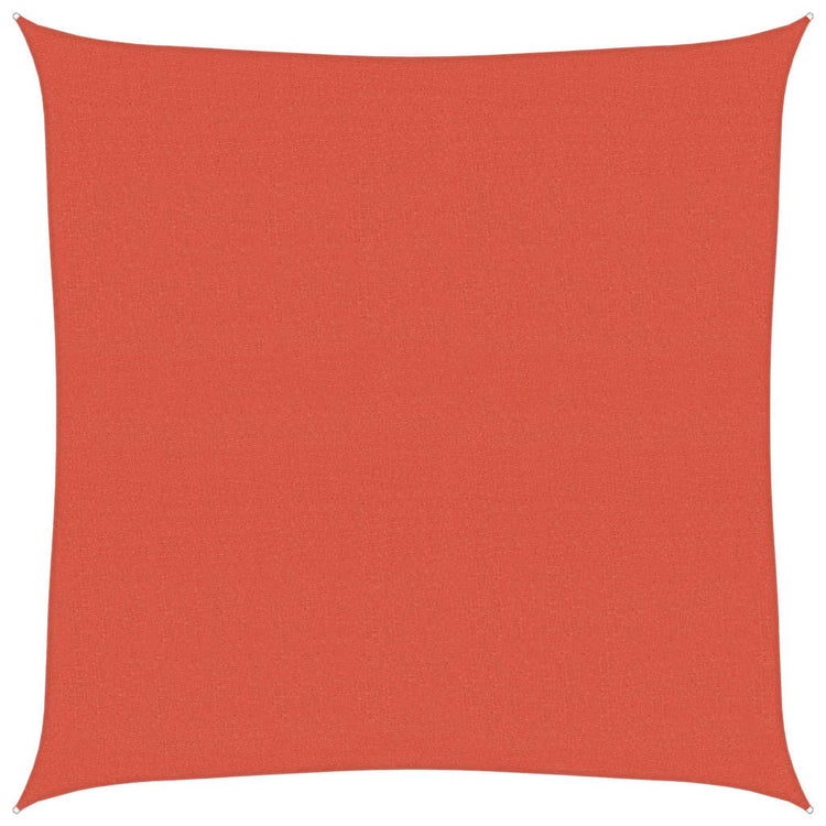 Vidaxl Zonnezeil 160 g m² 5x5 m HDPE en terre cuite colorée