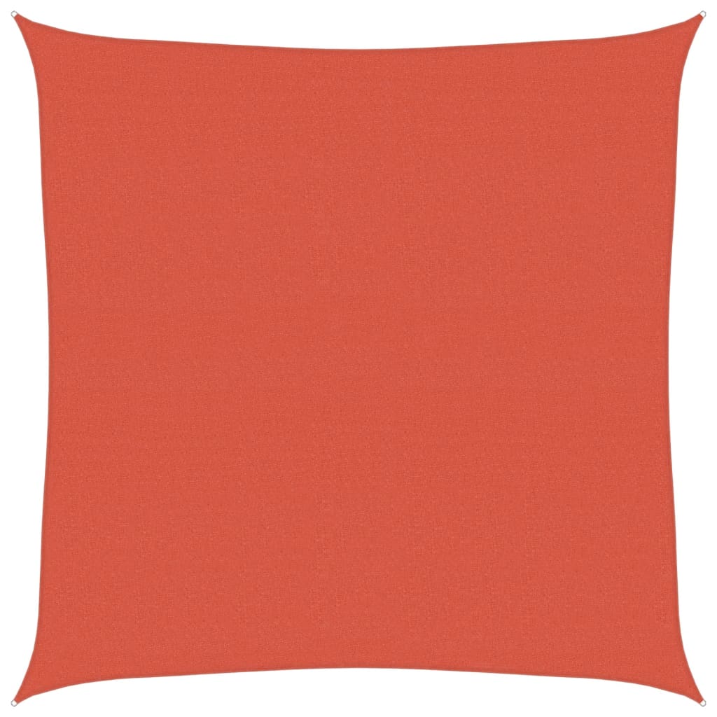 VidaXL voile d'ombrage 160 g m² 7x7 m HDPE couleur terre cuite