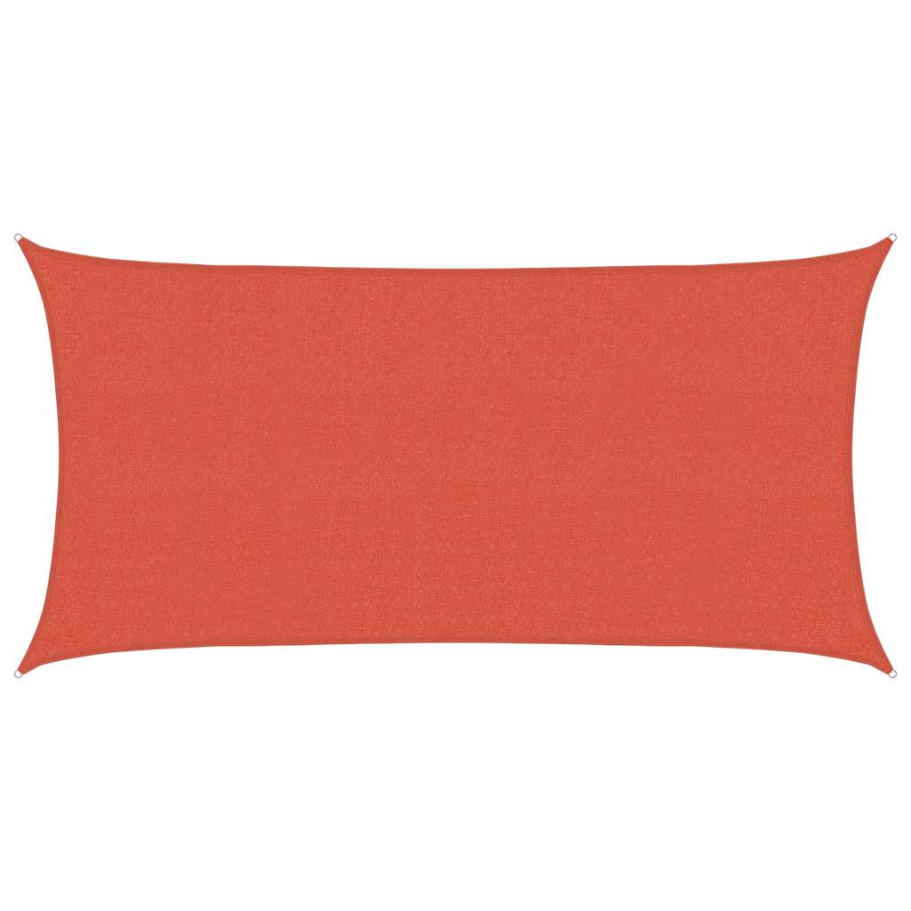 Vidaxl Zonnezeil 160 g m² 2x3,5 m HDPE Colore en terre cuite