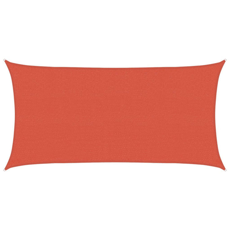 Vidaxl Zonnezeil 160 g m² 2,5x5 m HDPE en terre cuite
