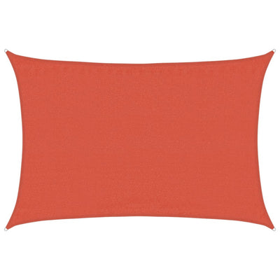 Vidaxl Zonnezeil 160 g m² rectangulaire 3,5x5 M HDPE en terre cuite colorée