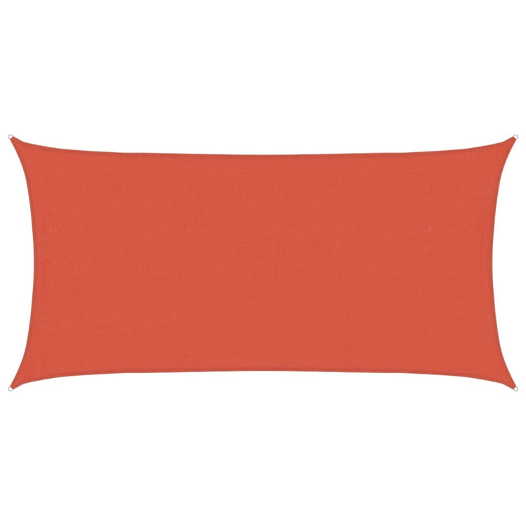 Vidaxl Zonnezeil 160 g m² 4x7 M HDPE Terracotta -Colored