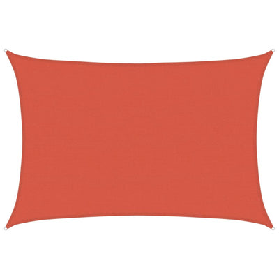 Vidaxl Zonnezeil 160 g m² 5x6 m HDPE Terracotta -Colored