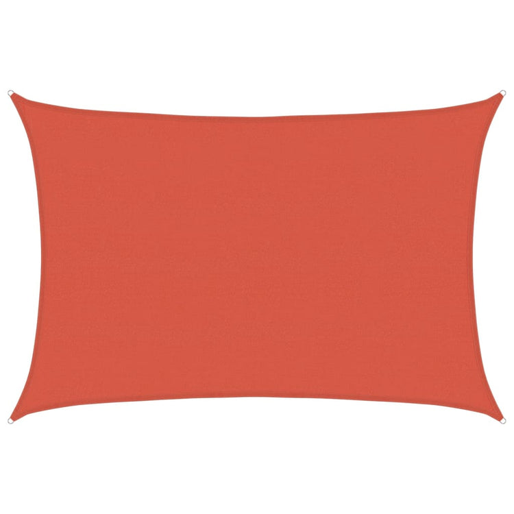 Vidaxl Zonnezeil 160 g m² 5x6 m HDPE Terracotta -Colored