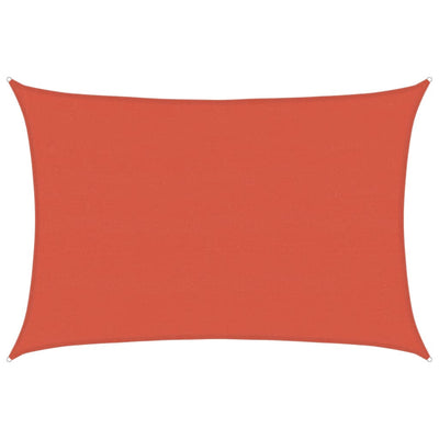 Vidaxl Zonnezeil 160 g m² 5x7 M HDPE Colore en terre cuite