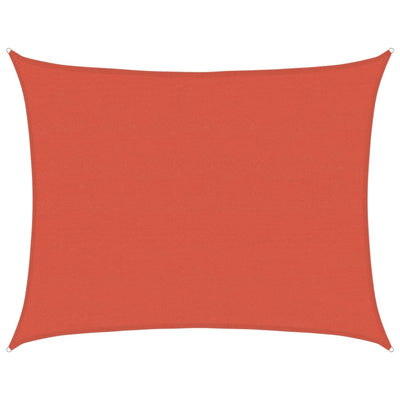 Vidaxl Zonnezeil 160 g m² 6x7 m HDPE Colore en terre cuite