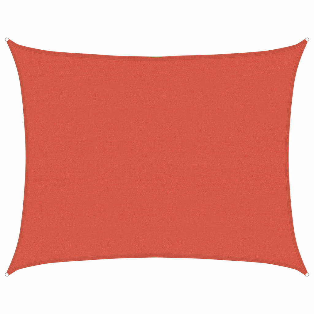 Vidaxl Zonnezeil 160 g m² 6x7 m HDPE Colore en terre cuite