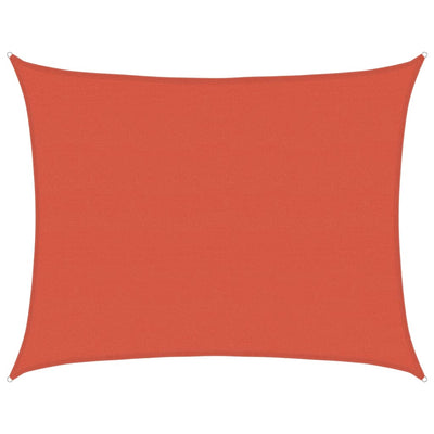 Vidaxl Zonnezeil 160 g m² 6x8 m HDPE en terre cuite