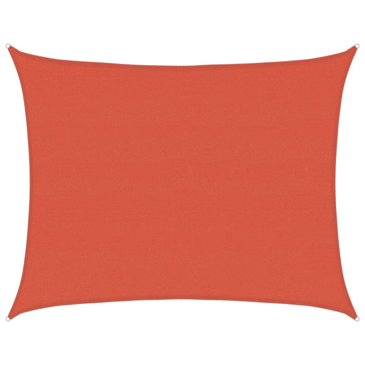 Vidaxl Zonnezeil 160 g m² 6x8 m HDPE en terre cuite