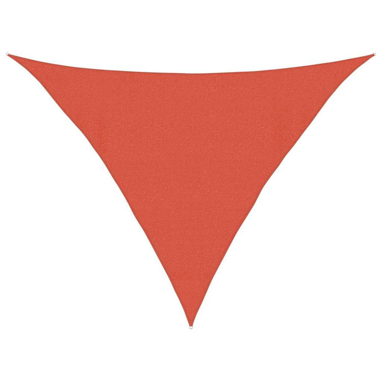 Vidaxx voile d'ombrage 160 g m² triangulaire 4x4x5,8 m HDPE couleur terre cuite
