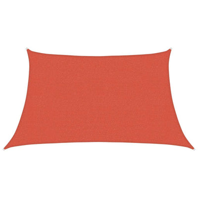 Vidaxl Zonnezeil 160 g m² 3 4x2 m HDPE en terre cuite colorée