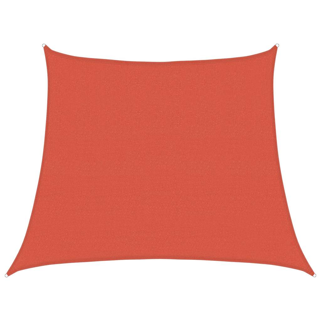 Vidaxl voile d'ombrage 160 g m² trapèze 3 4x3 m PEHD couleur terre cuite