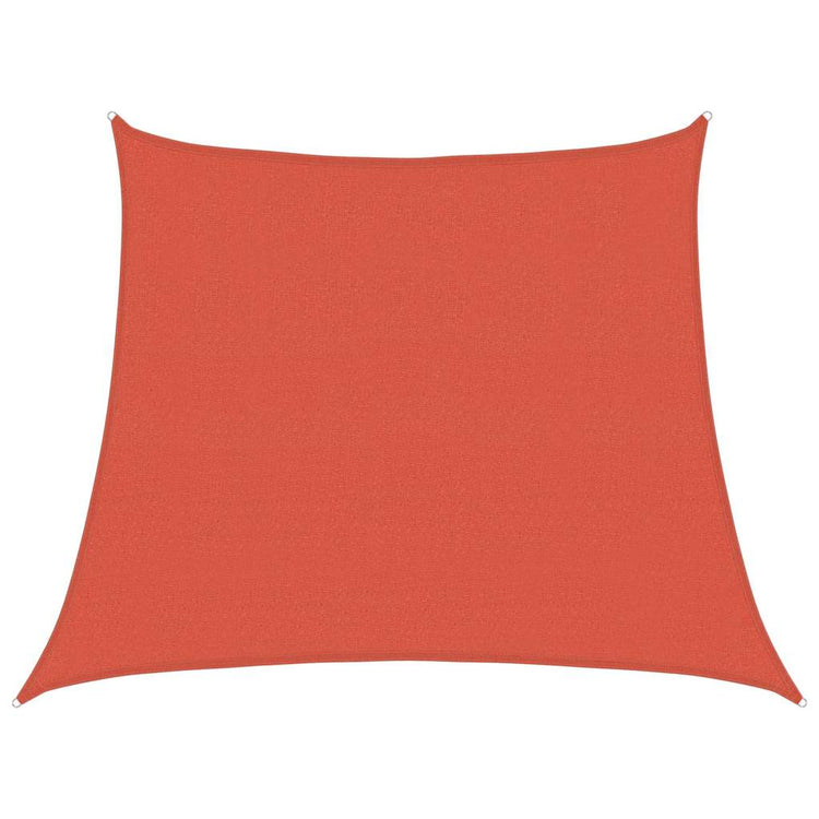 Vidaxl voile d'ombrage 160 g m² trapèze 3 4x3 m PEHD couleur terre cuite